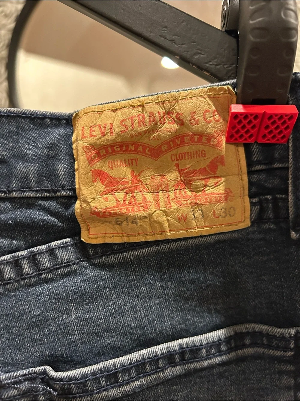 Levi's Men's Dark Blue Straight Jeans
